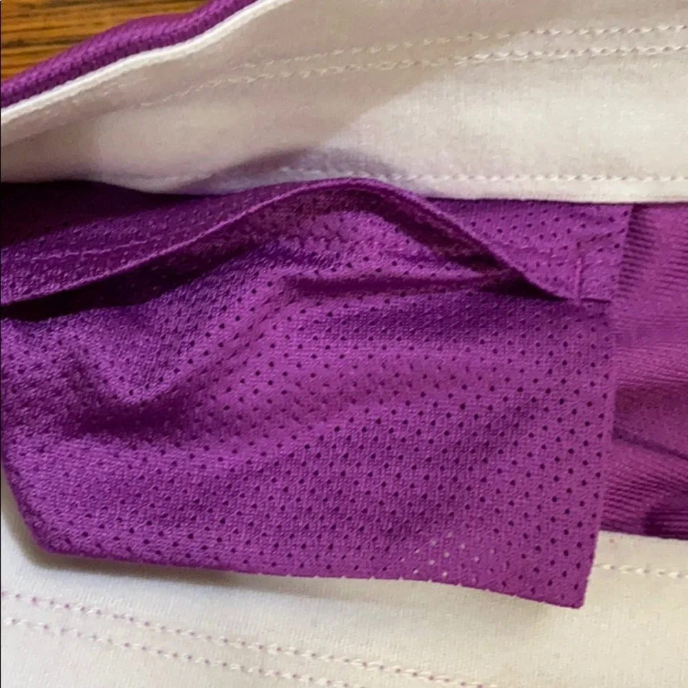 Nike purple dri-fit shorts with small pocket